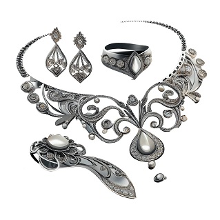 joyería de oro y plata