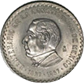 moneda de plata 10 pesos juarez
