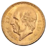 moneda de oro 10 pesos hidalgo
