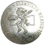 moneda de plata 25 pesos olimpiadas