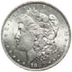 moneda de plata dolar morgan